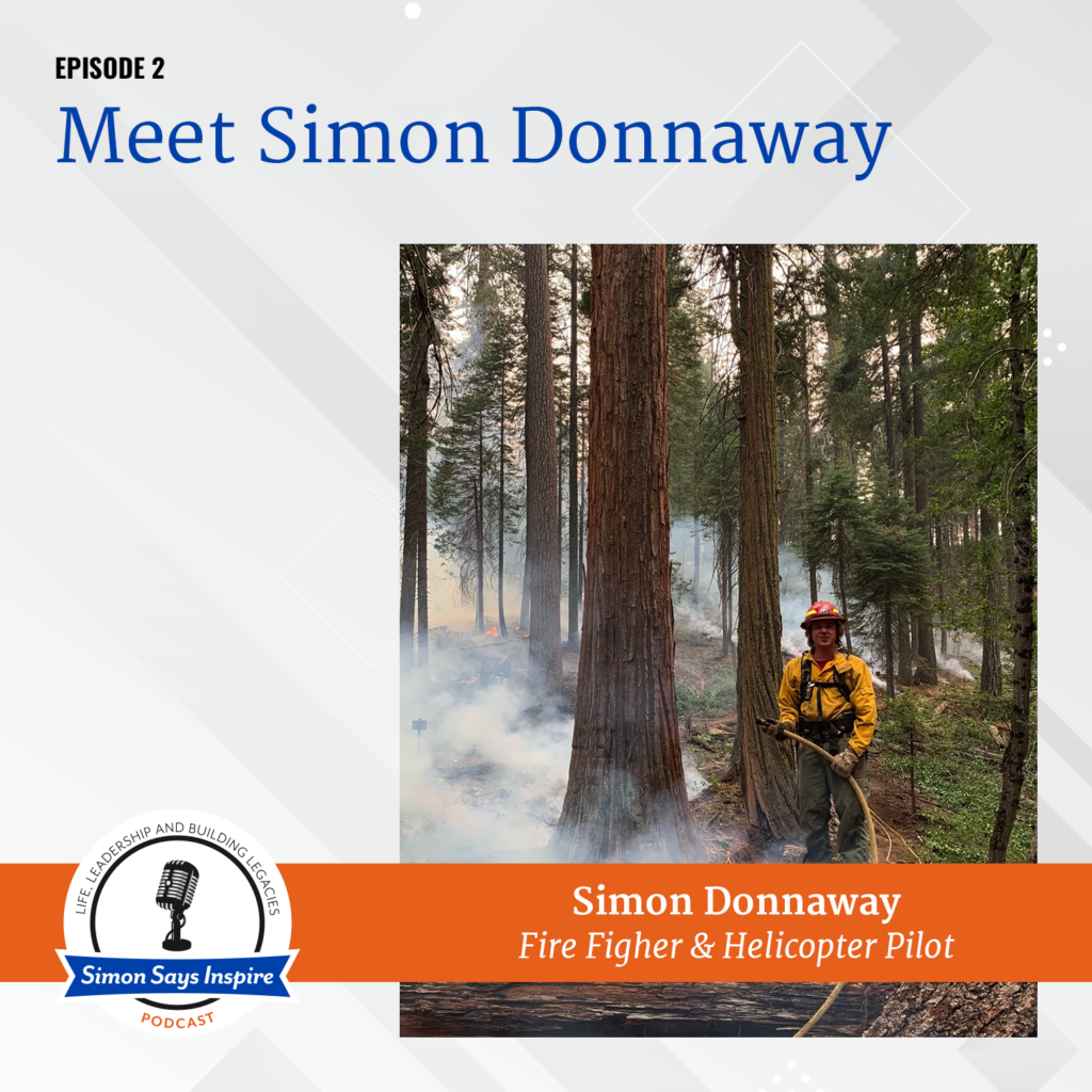 Meet Simon Donnaway on the Simon Says Inspire Podcast - episode 2